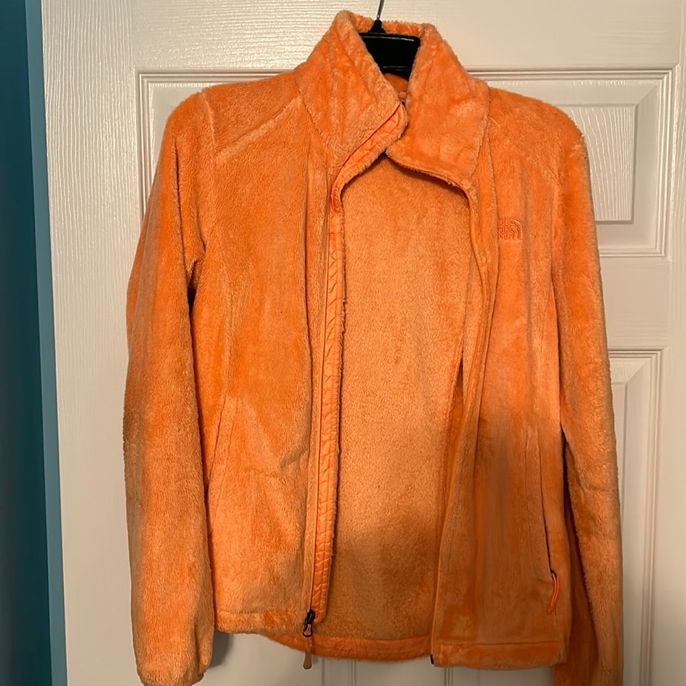 XS Orange NorthFace jacket.